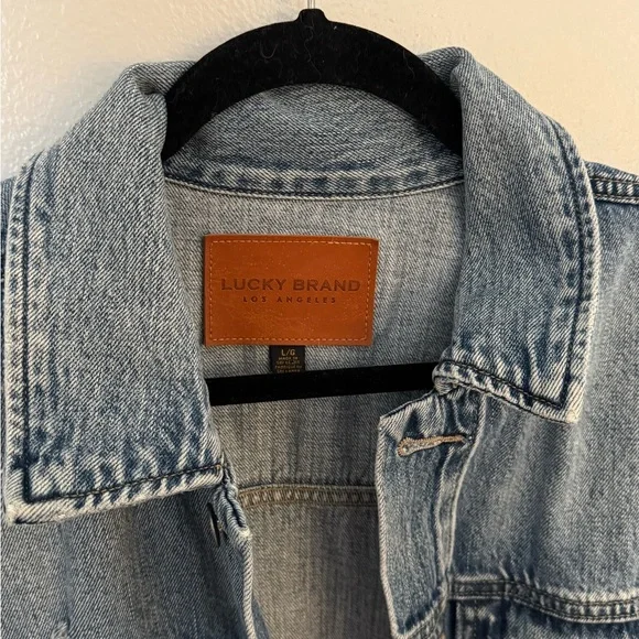 Lucky Brand Light Blue Denim Jacket - Picture 2 of 3